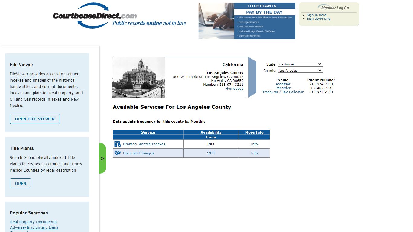 Search Los Angeles County Public Property Records Online ...